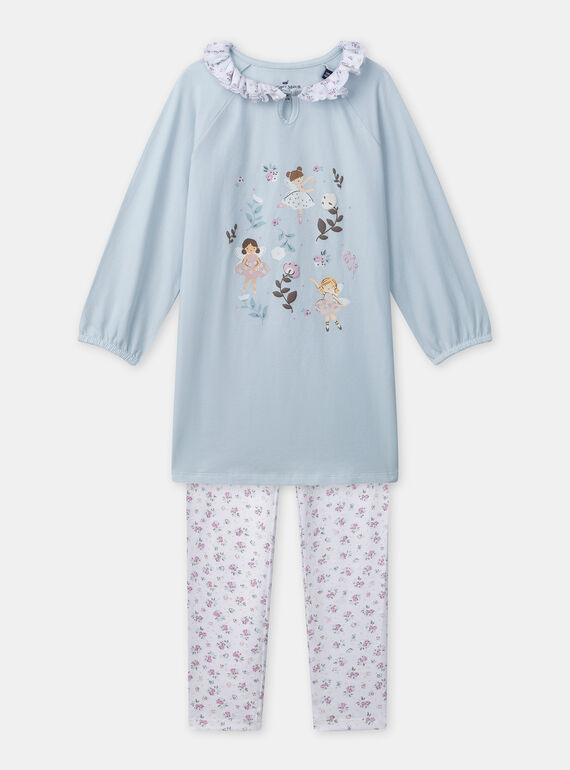 Blue sky NIGHT DRESS NUIZETTE / 25H5PFB1CHN020