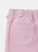 Pink PANTS LADOSETTE / 24H2PFQ1PAND329