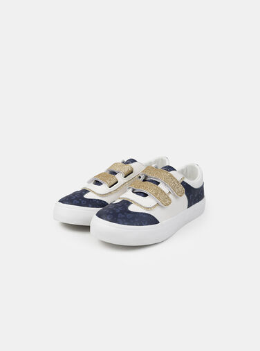 Navy LEATHER BASKET NILOPETTE / 25F10PF42BKC705