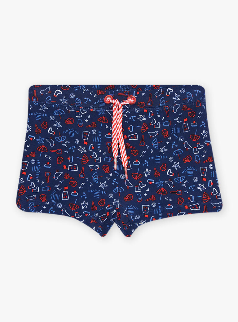 Baby boy fancy print swim shorts CILOUIS / 22E4BGO3MAI070