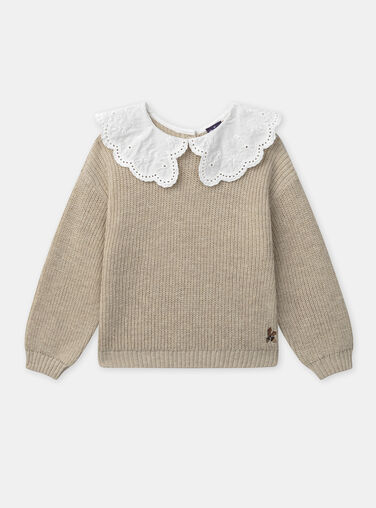 Off white PULLOVER NLECOLETTE / 25H2PFT1PUL007