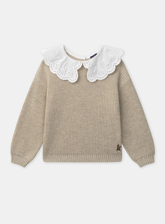 Off white PULLOVER NLECOLETTE / 25H2PFT1PUL007