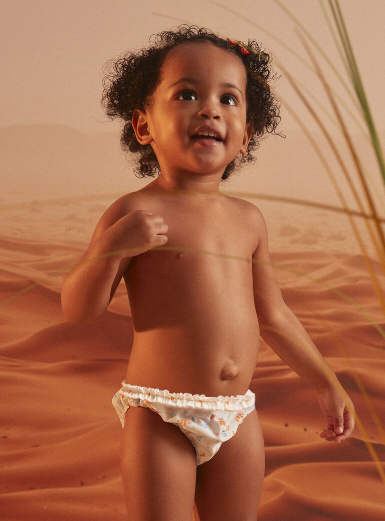 Ecru bikini briefs KITAHIS / 24E4BFG1MAI001