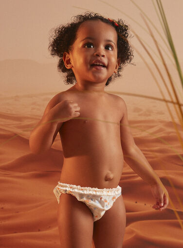 Ecru bikini briefs KITAHIS / 24E4BFG1MAI001