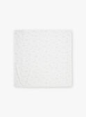 Vanilla animal print diaper in double cotton gauze FULUBIN / 23E0AGY1LAN114