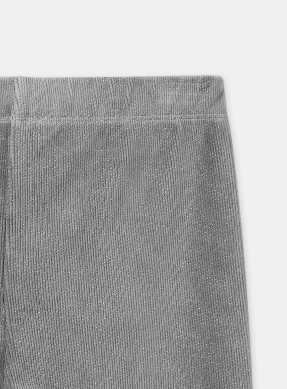 Grey LEGGINGS (bottom) LADEGETTE / 24H2PFQ1LG940