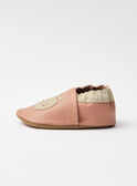 Rose wood Leather slipper NAGAIA / 25F10BF31CHC312