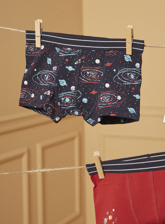 Navy BOXER LUIMAINAGE / 24H5PG51BOX070