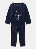 Navy PYJAMA NECILETTE / 25H5PFD2PYJ070