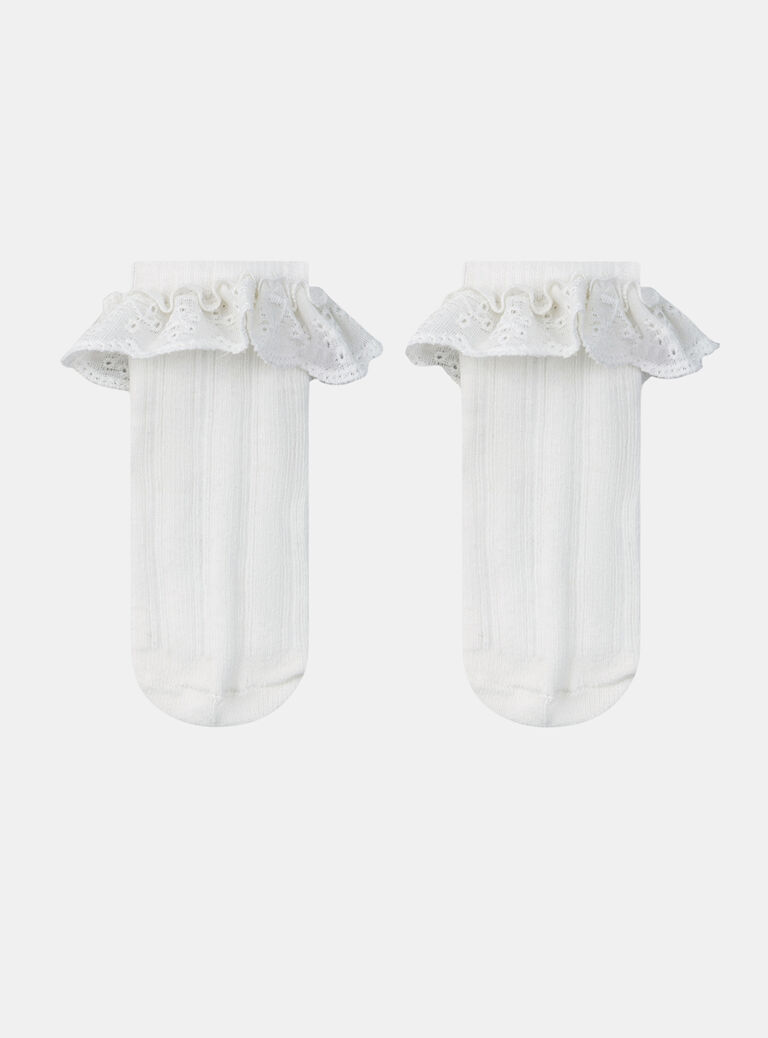 Socks with lace KAFLAVIE / 24E4BFL1SOQ001