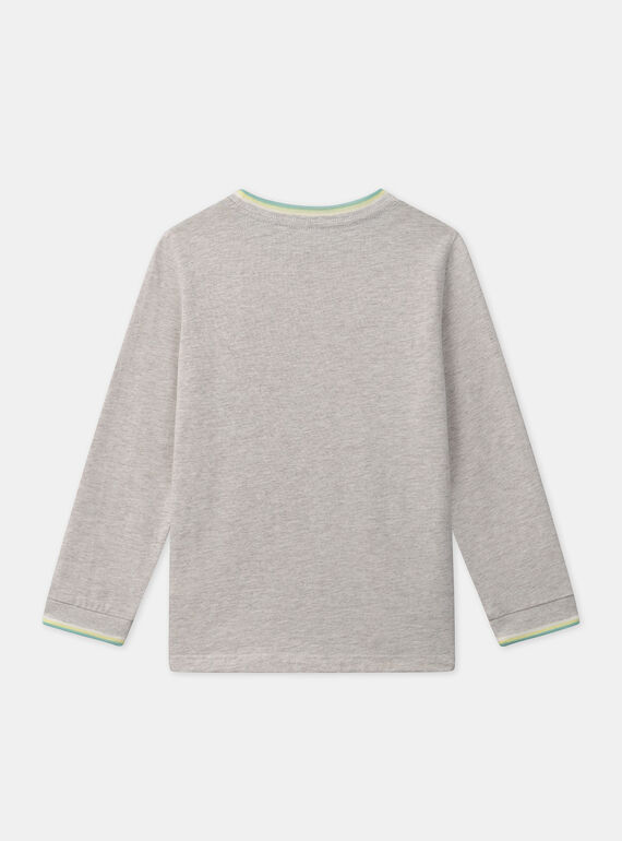 Heather beige TEE SHIRT LS LALUMAGE / 24H3PGS1TMLA013