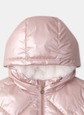 Old rose DOWN JACKET NISUCETTE / 25H2PFF1D3E303