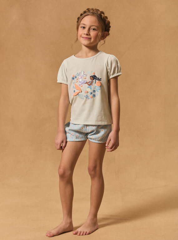 Water blue PYJAMA MUIFETTE / 25E5PFG3PYJ213