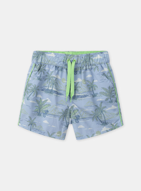 Greyish blue SWIMSUIT MRUPALMAGE / 25E4PGC9MAI205