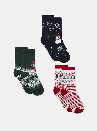 Green SOCKS SETx3 NESNOWAGE / 25H4PGY1LC3608