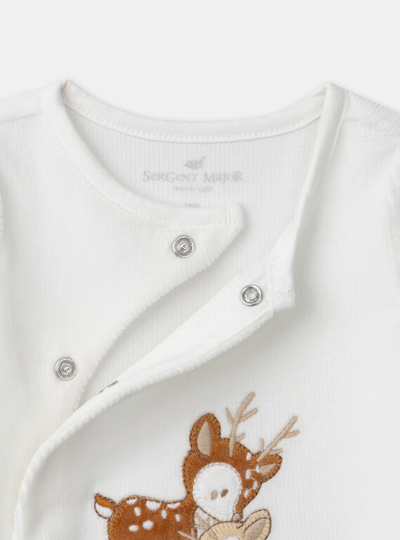 Off white BABYGROW NOUGAT / 25H0NM21GRE001