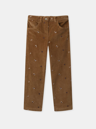 Brown PANTS NLEPANETTE / 25H2PFT1PANI821