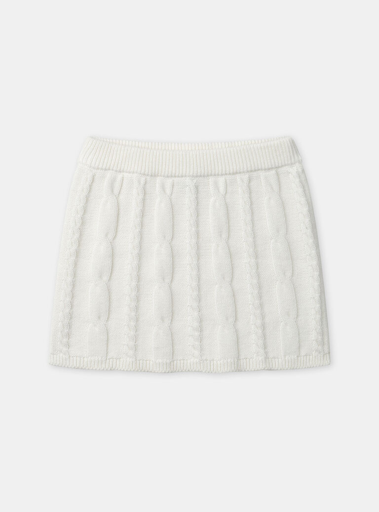 Off white SKIRT NRAJUPETTE / 25H2PFV1JUP009