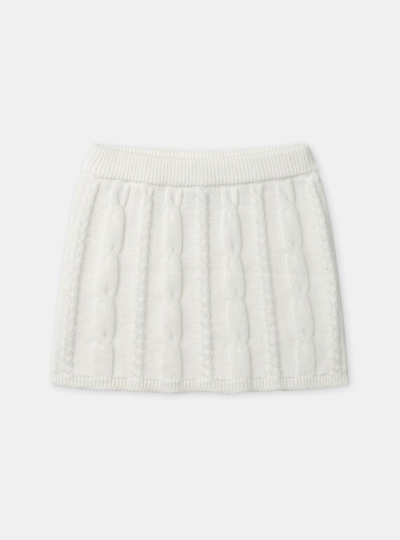 Off white SKIRT NRAJUPETTE / 25H2PFV1JUP009