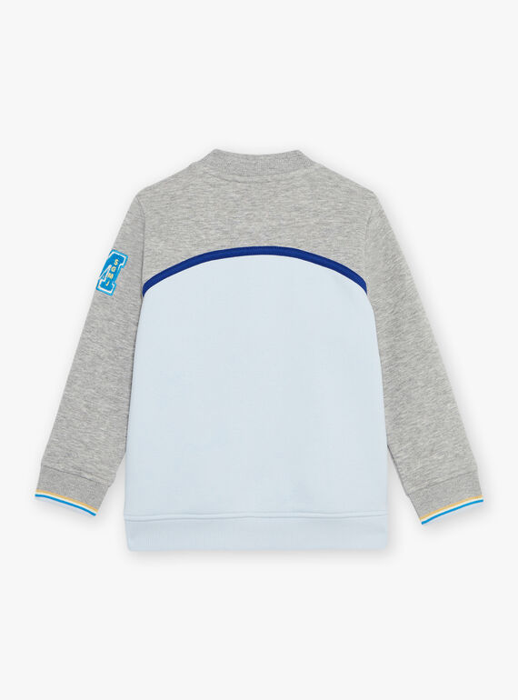 Grey and blueacquard Teddy FABELAGE / 23E3PG81GIL943