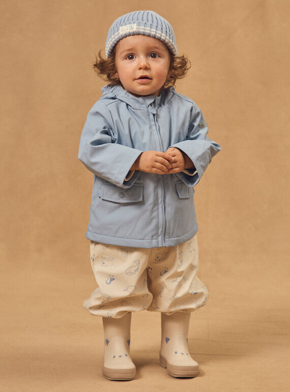 Greyish blue RAINCOAT NINICOLAS / 25H1BGE1IMP205