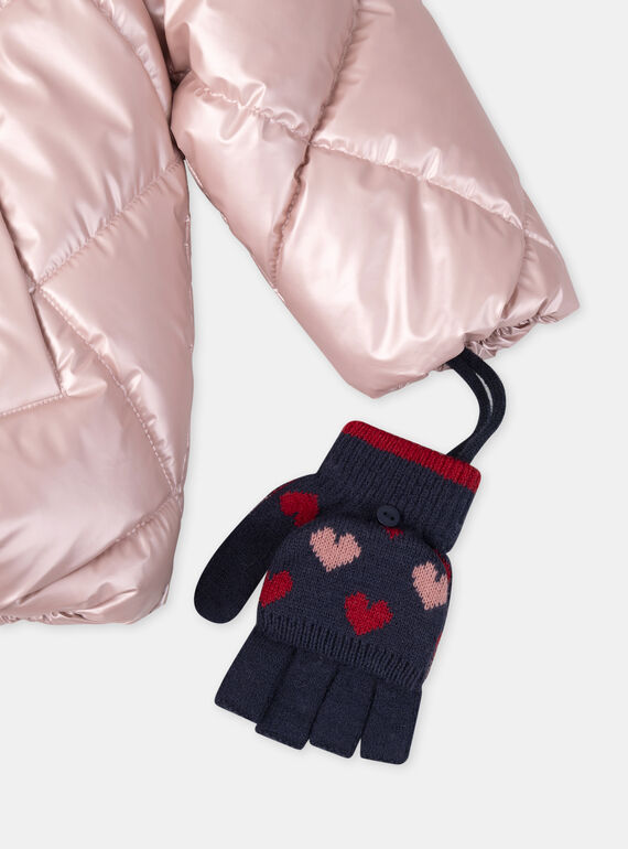 Old rose DOWN JACKET NISUCETTE / 25H2PFF1D3E303