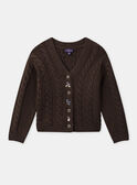 Brown CARDIGAN NLECARETTE / 25H2PFT1CAR816