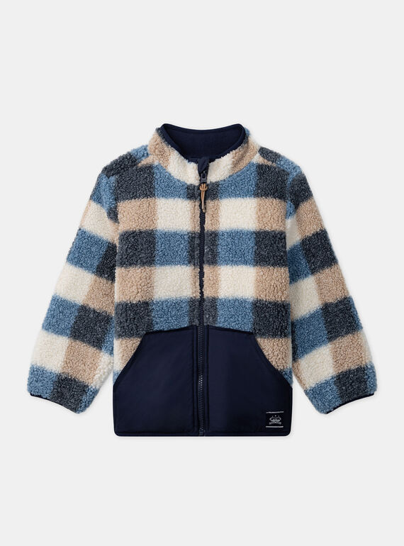 Navy POLAR KIDS CARDIGAN LALCARAGE / 24H3PGS1GIP070