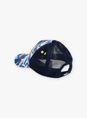 Blue cap with sharks print FLYTOAGE / 23E4PGR1CHAC226