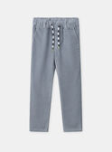 Sky blue PANTS NRACORDAGE / 25H3PGV2PAN216