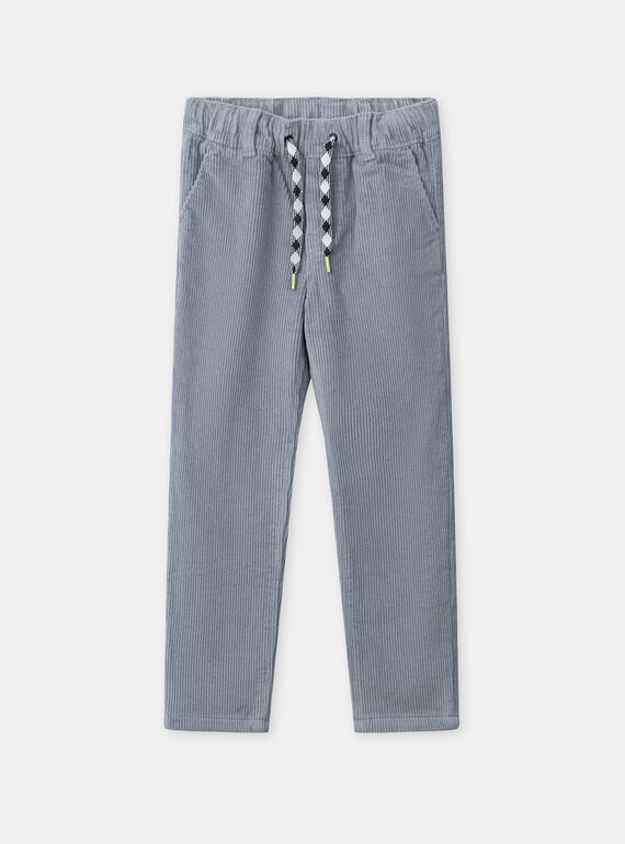 Sky blue PANTS NRACORDAGE / 25H3PGV2PAN216