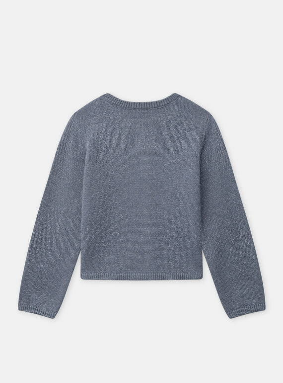 Water blue CARDIGAN NLOCRETTE / 25H2PFW1CAR213