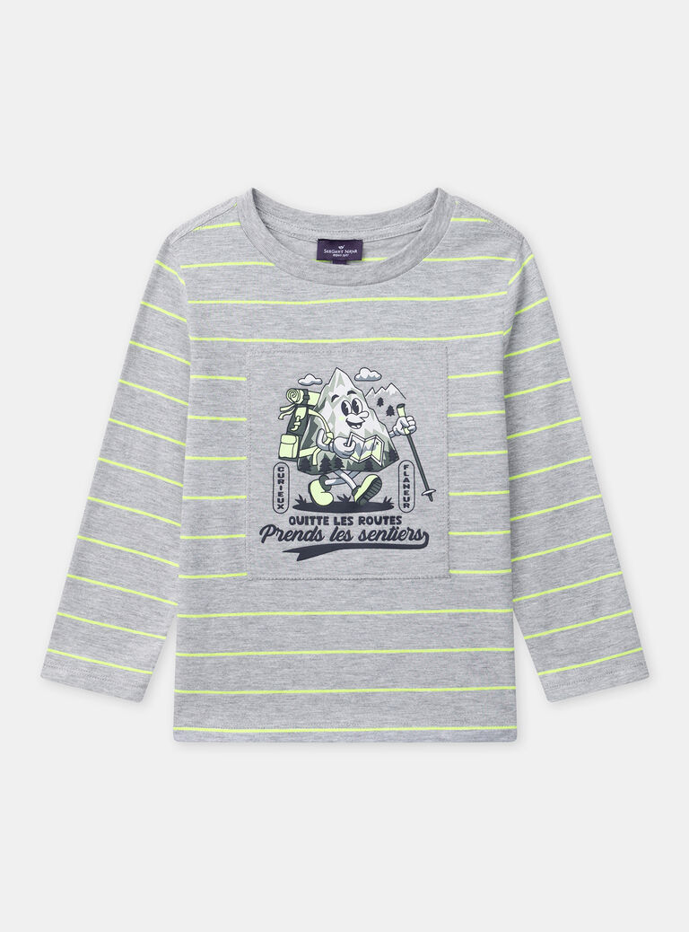 Ash grey TEE SHIRT LS NRAWALKAGE / 25H3PGV2TML927