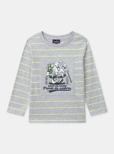 Ash grey TEE SHIRT LS NRAWALKAGE / 25H3PGV2TML927