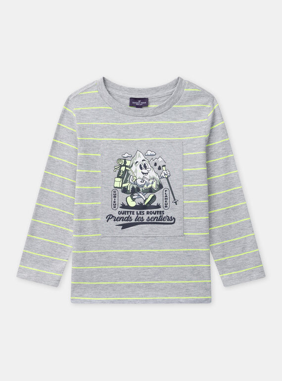 Ash grey TEE SHIRT LS NRAWALKAGE / 25H3PGV2TML927