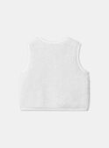Off white CARDIGAN WHITHOUT SLEEVES LAOLO / 24H1BGQ1CSM001