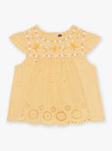 Wheat T-shirt in jersey and poplin FAUSTINE / 23E1BFP1TEEB112