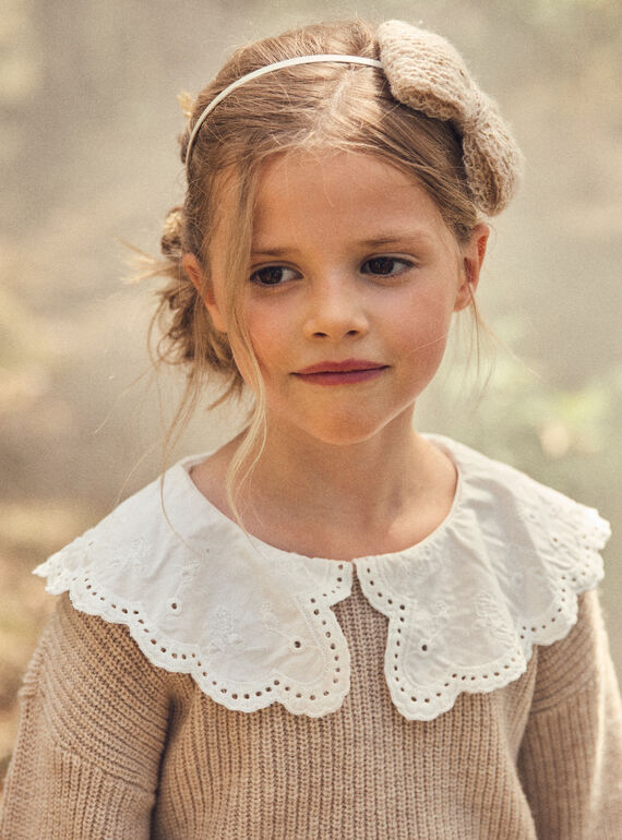 Off white PULLOVER NLECOLETTE / 25H2PFT1PUL007