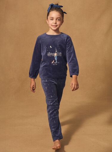 Navy PYJAMA NECILETTE / 25H5PFD2PYJ070