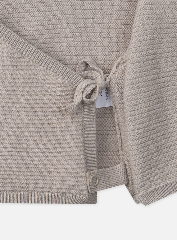 Beige KNITTED BABY CARDIGAN NONCE / 25H0NM21BTRI814
