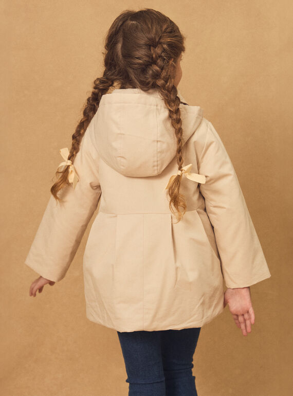 Light beige RAINCOAT NINOLETTE / 25H2PFE2IMP801