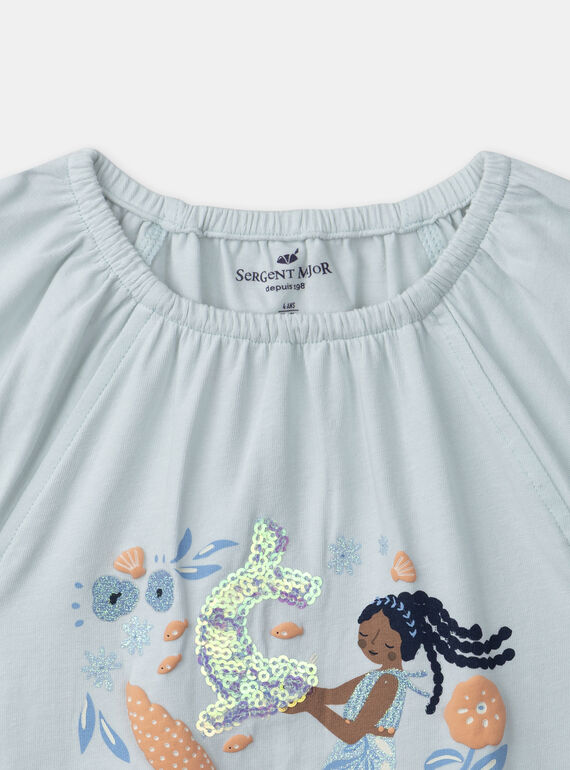 Water blue PYJAMA MUIFETTE / 25E5PFG3PYJ213