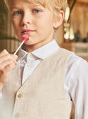 Elegant white shirt KREPOPAGE / 24E3PGL3CHM000