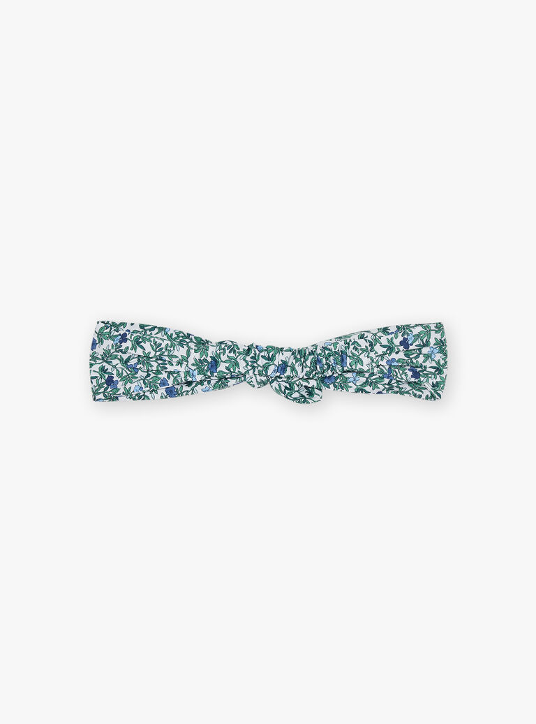 Floral print poplin headband FUBANETTE / 23E4PFC2BAN001