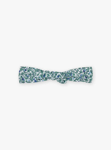 Floral print poplin headband FUBANETTE / 23E4PFC2BAN001