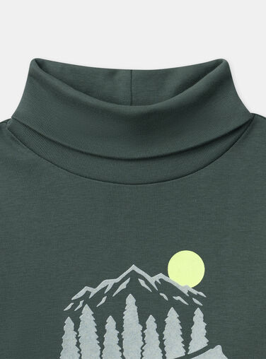 Green TURTLE NECK NRARUAGE / 25H3PGV1SPLG608