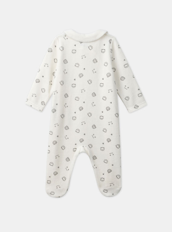 Off white BABYGROW LEANDREA / 24H5BG31GRE001