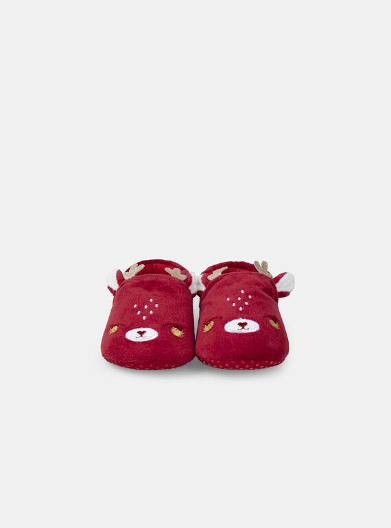 Red SLIPPERS_NEW NEDIXIE / 25F10BF51SLS050