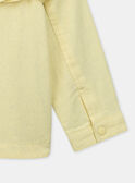 Yellow jacket with a ruffle KOVEZETTE / 24E2PFD2VESB104
