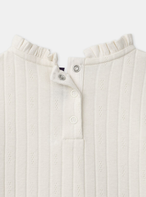 Beige TEE SHIRT LS NLEJERETTE / 25H2PFT3TMLI814